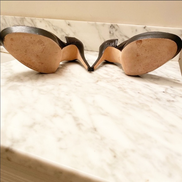 Alexandre Birman Black Peep Toe Stilletos - Picture 4 of 4